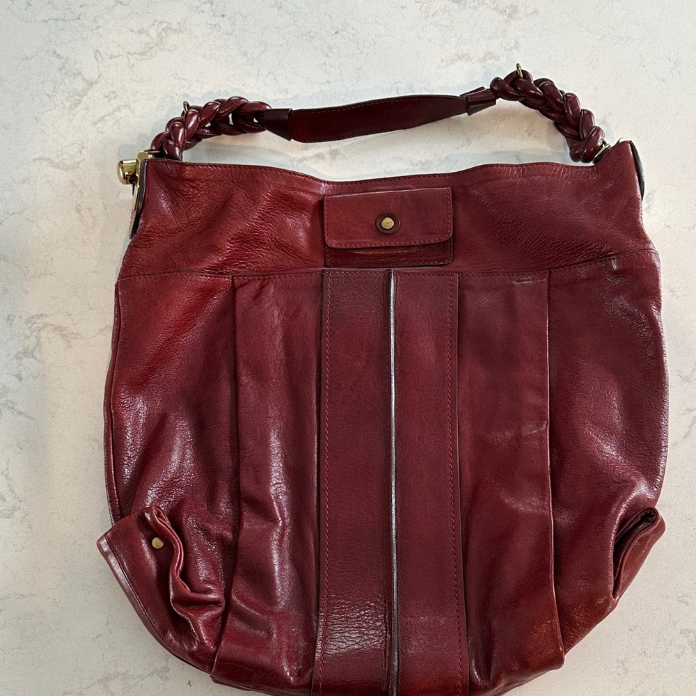 Chloe Red Leather Women's Bag